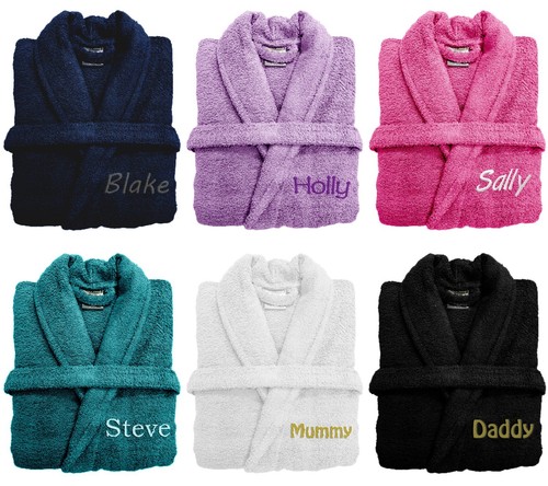 Personalized wedding bath robe - personalized,